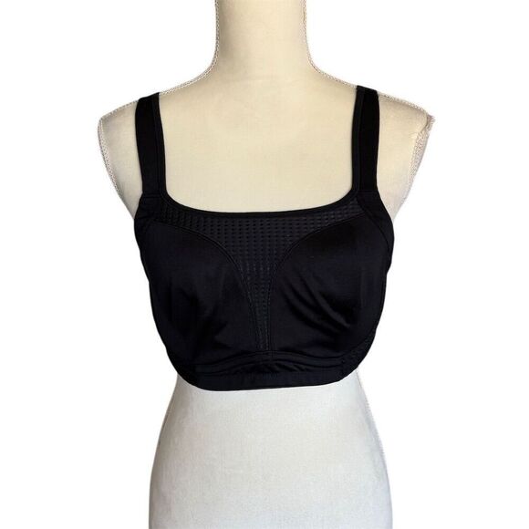 Soma Women's Black Sports Bra 38C Underwire Adjustable Straps - Picture 1 of 4
